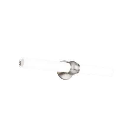 Dweled Juliet 27in LED Bathroom Vanity or Wall Light 3000K in Brushed Nickel WS-350